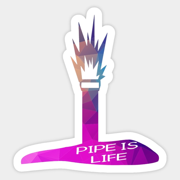 Pipe Is Life Sticker by Nuka Gals